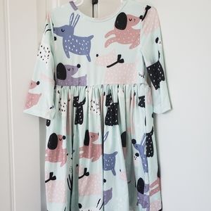 4/5 Mila and Rose dog twirl dress